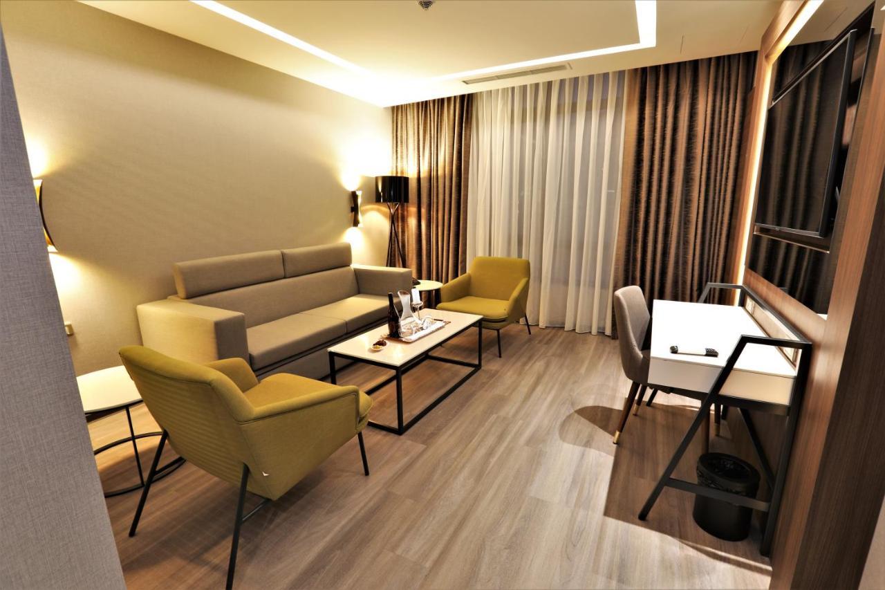 Limak Skopje Luxury Hotel Εξωτερικό φωτογραφία 3D rendering of a living room